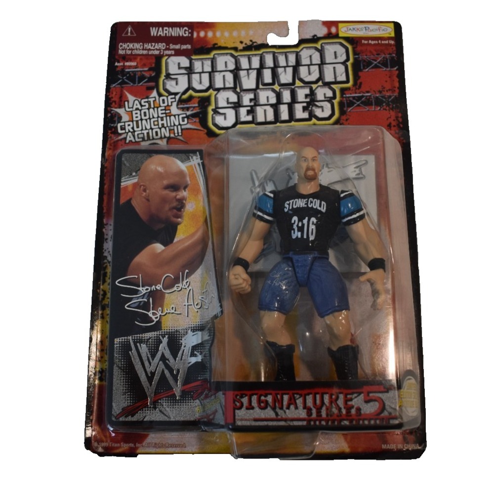 Stone Cold Steve Austin WWE Survivor Series 6in JAKKS Pacific Figure 1999 80961